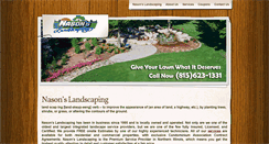 Desktop Screenshot of nasonslandscaping.com